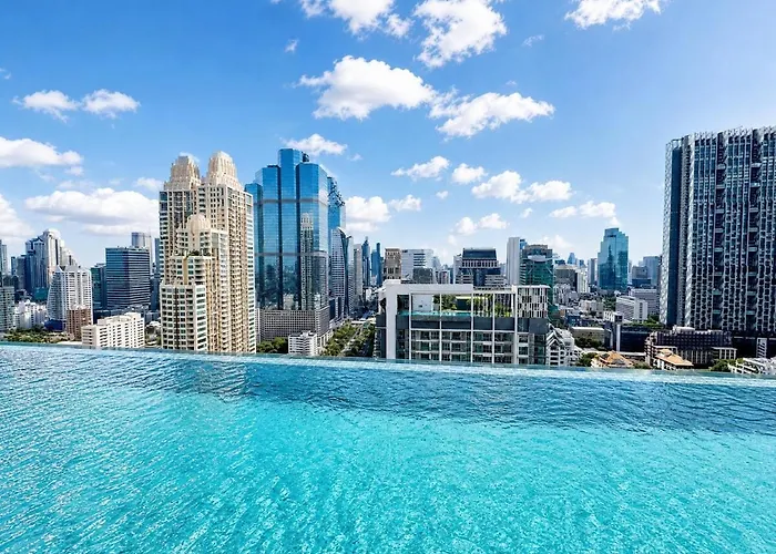 Luxury & Bright 1br - Infinity Pool Sathorn Apartment