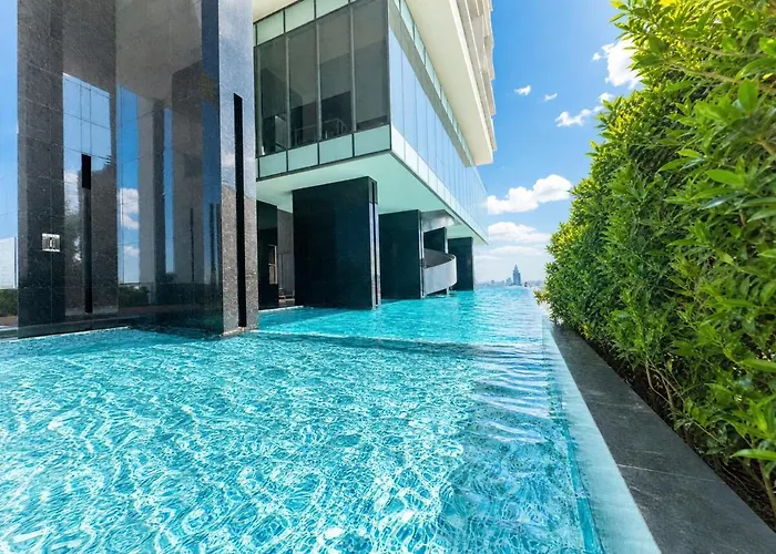 Apartment Luxury & Bright 1br - Infinity Pool Sathorn Bangkok