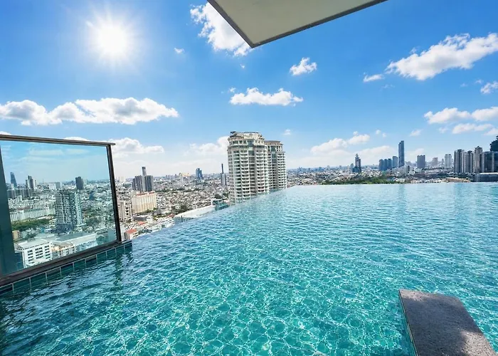 Apartment Luxury & Bright 1br - Infinity Pool Sathorn Bangkok